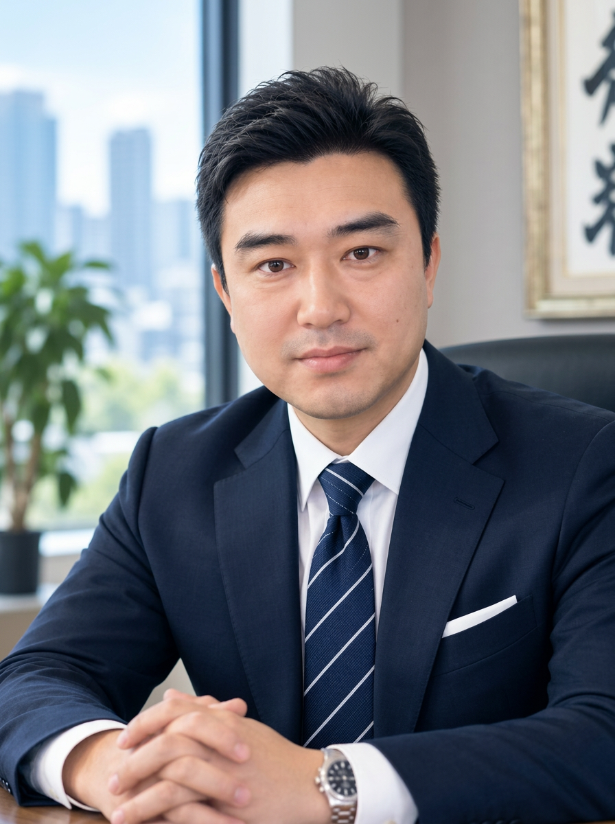 Jianjiang Qi — Portrait of the president of KAIE GROUP